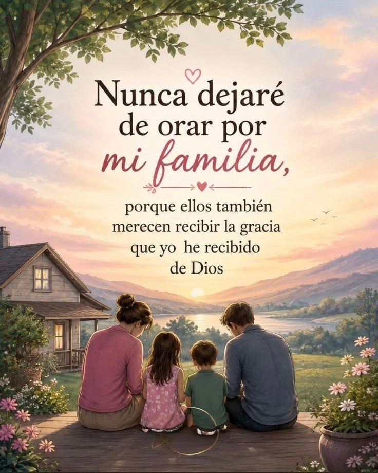 oracion_diaria's tweet photo. La familia es un regalo de Dios, el primer ministerio que Él nos entrega. Es donde aprendemos a amar, perdonar, orar juntos y caminar en fe. La Biblia dice: “Yo y mi casa serviremos a Jehová” (Josué 24:15).✨🤍

#OracionDiaria #familia❤️ https://t.co/0y12HaXRlT