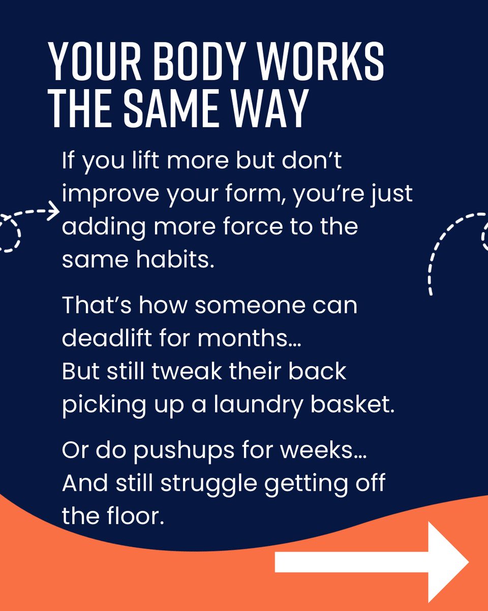 ActivateBody's tweet photo. You don’t need more weight to get stronger.
 You need better coordination. 

30% of strength comes from how well you use what you already have.

That’s why smart training isn’t just muscle, it’s skill. https://t.co/16ZFMKf4Te