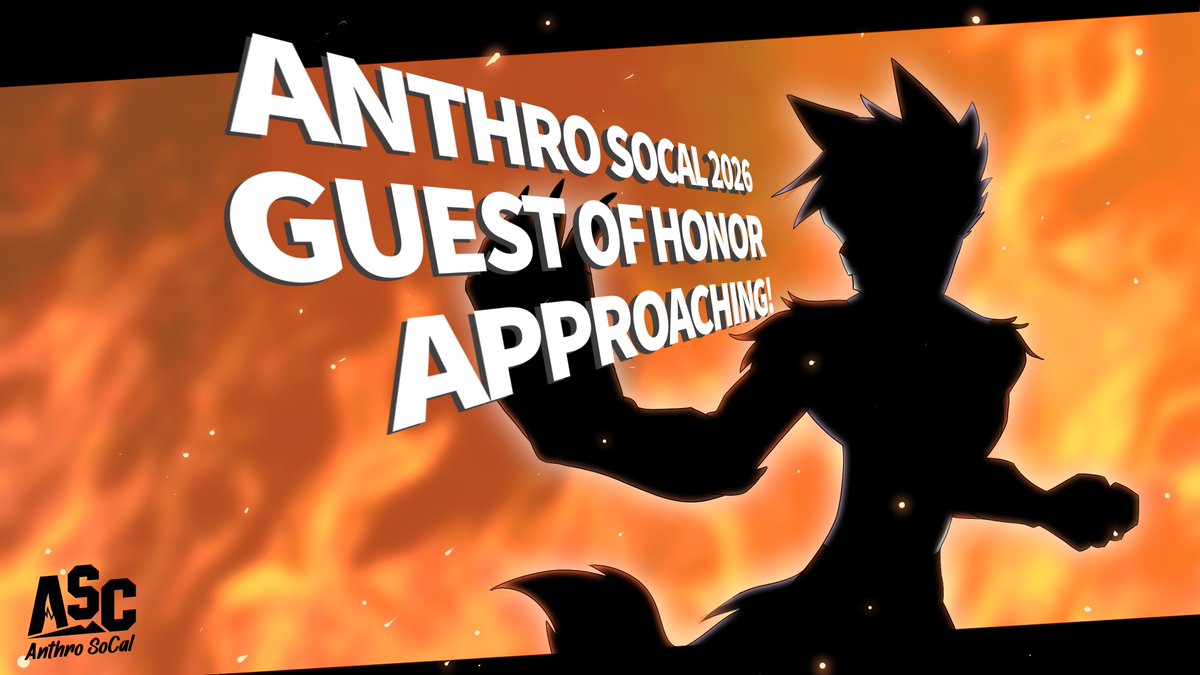 AnthroSocal's tweet photo. It's AUGUST.. the month before Anthro SoCal 2026! With this in mind, we're absolutely pleased to see our FINAL GUEST OF HONOR approaching on the horizon.. can you guess who this is? Our final GOH announcement Friday! 💙
#ASC2026 https://t.co/O1eKv9cnZQ