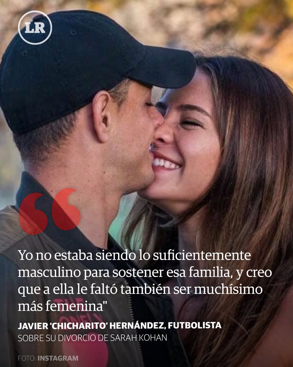 LaRazon_mx's tweet photo. 🗣️ ¡Polémicas declaraciones!
Javier "Chicharito" Hernández habló sobre su divorcio con Sarah Kohan, quien es la madre de sus dos hijos, y de quien declaró que le faltó ser mucho más femenina.
¿Qué opinas de sus declaraciones?
#Chicharito #Divorcio #Polémica https://t.co/Ru4Tzq6Vgo