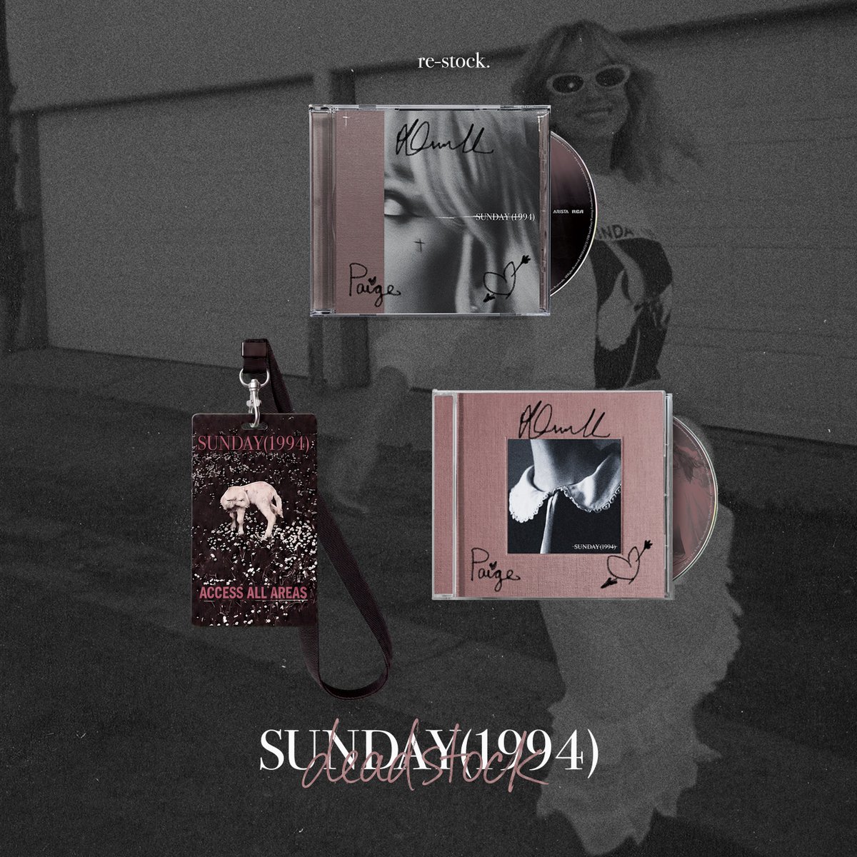Sunday1994band's tweet photo. Re-stock. Signed CDs / Official tour laminates and more. 🖤⛪️ https://t.co/9WEzNor2wf https://t.co/igTdFJut1g