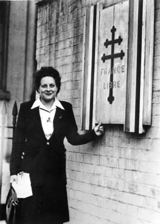 DrHelenFry's tweet photo. Emilienne Moreau-Evrard was a French heroine of both World Wars.

In WWII, she bravely served in the Brutus Resistance network, risking everything.

She is one of only six women to receive the prestigious Ordre de la Libération. https://t.co/CiraRfY3iW