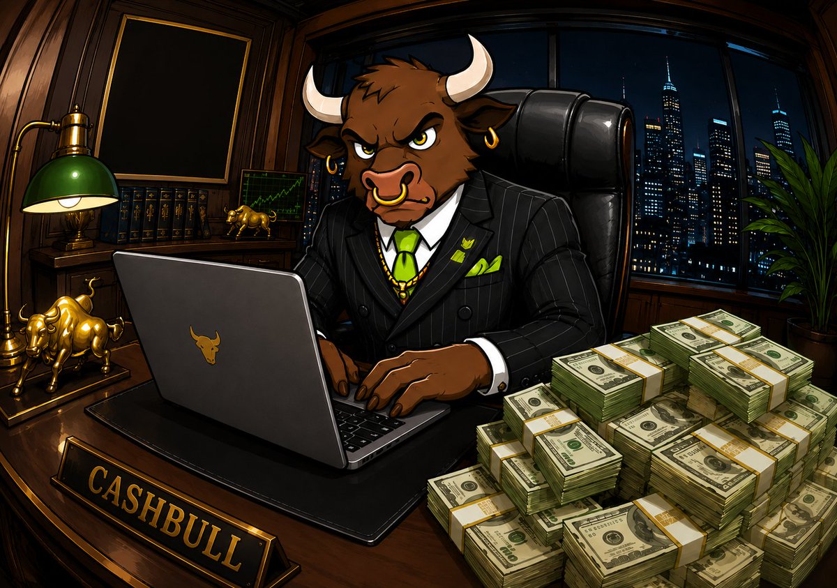 CashBull_'s tweet photo. While most people are asleep, I'm still building.

Success is earned long before it's celebrated.

$CASHBULL https://t.co/k7g2RfxdOd