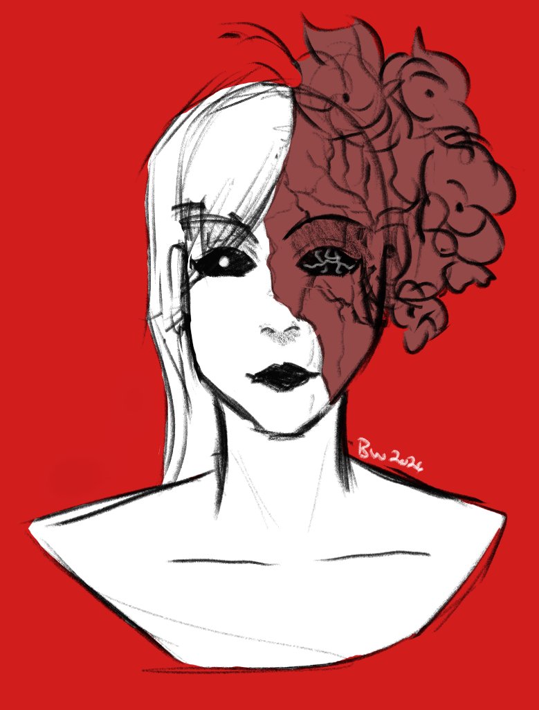 Arceb8's tweet photo. New concept i came up for my D&amp;D world! Memory eaters called Lethari. Often times they eat enough memories where they begin to leak out as flowers and briars.

#dnd #oc https://t.co/M6srDapj1I