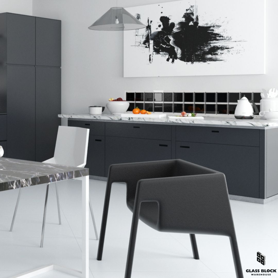 glassblockwh's tweet photo. Design Tip: Go bold with Black 100 Mendini glass block by Seves. 

Deep black color, metallic edge, striking privacy feature.

#glassblockwarehouse #glassblock #glassblockinspiration #glassblocks #homerenovation https://t.co/Rb9Tz1JQ7o