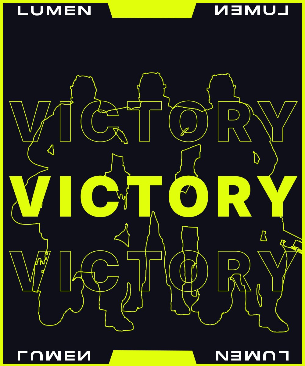 LUMEN_GG's tweet photo. VICTORY. 

The boys seize the victory 13-5 on Dust 2. This leaves us at 3W-3L so far this season. GGs.

#LightTheWay💡 https://t.co/mfNGlbU84c
