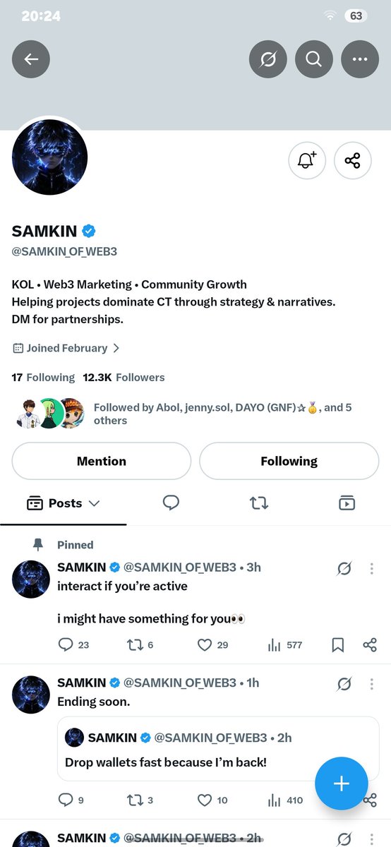 iam0la9's tweet photo. @dndlyxx @SAMKIN_OF_WEB3 motion Lyxx. give me this win

6rZrzHhji3jqK7DwQWVNCPHkSc88t2XPtQHKUTmCLYrm https://t.co/6C4zemDQi6