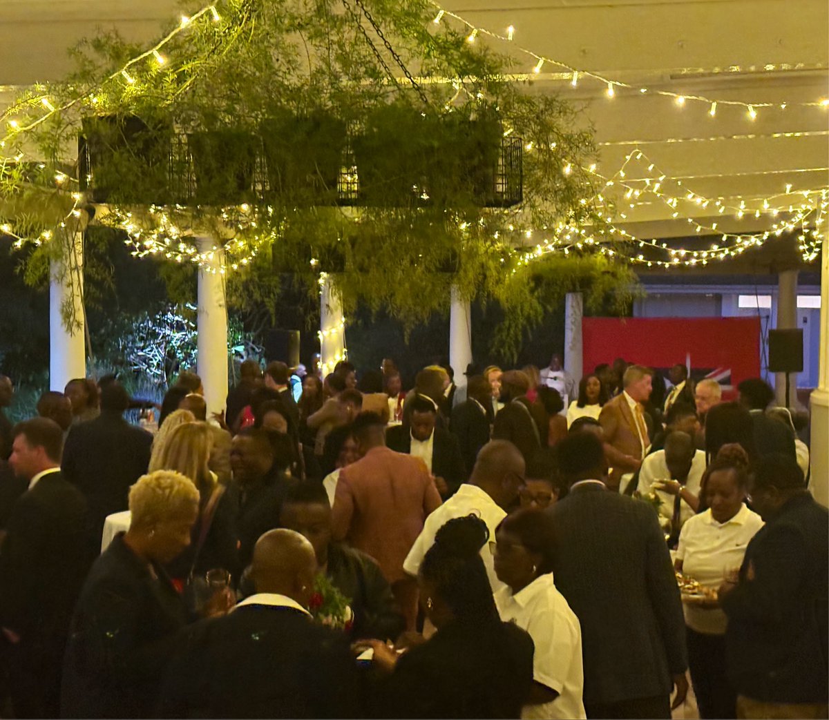 UKinZimbabwe's tweet photo. Tonight, together with @zimachievers, we hosted a reception at 🇬🇧 Ambassador’s Residence as part of #DiasporaWeek, celebrating the expertise and excellence of Zimbabweans in the UK &amp; across the globe. 🇿🇼 Deputy Minister of Youth Hon. Kuda Mupamhanga delivered the keynote address. https://t.co/lv6vgkna3U