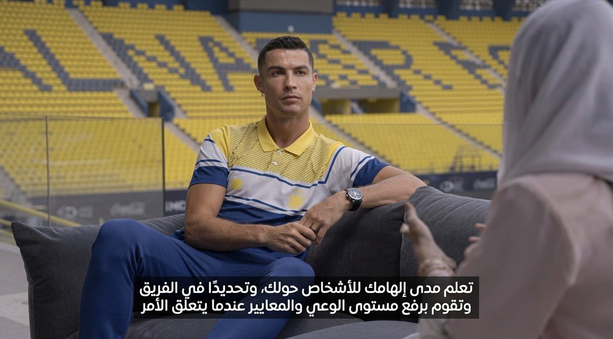 sa10nee's tweet photo. Cristiano Ronaldo announced that this season will be his final season in football and also revealed that the Portugal national team didn’t give it their all at the World Cup after joining the Al Nassr preseason tour.

Interviewer 🎤: “Welcome back, Cristiano. How do you feel about your last World Cup with Portugal?”

Cristiano 🗣️: “It’s one of my worst memories with the national team. We didn’t give everything we had. There was a lack of concentration, intensity, quality, and passion from my teammates. Of course, I won’t exclude myself because I’m not the player I used to be, but I know I always gave my all. My teammates didn’t at all, even though I know they are all quality players. Seeing them play like that at the World Cup was just so frustrating.”

Interviewer 🎤: “So, Cristiano, will this be your last year in football, considering you’ve almost reached the 1,000-goal mark, or should we expect more CR7 magic for years to come?”

Cristiano 🗣️: “I always said that I would retire when my body no longer felt right or when I lost interest in football. But I’ve made my decision with my family and friends that this will be my final year in football. It doesn’t matter if I score 1,000 goals, which I think I will, or not.”