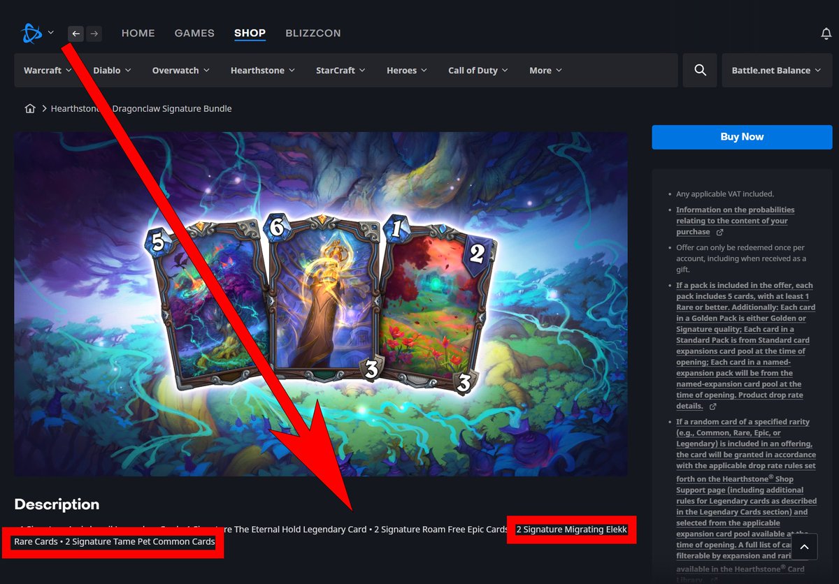 MrGlaideR's tweet photo. Is this an accidental spoiler for future bundles, or just a scam?

Just after last update I bought the bundle based on its https://t.co/GBkBavxsUr client description specifically for the two Pet Hunter cards, since they won’t rotate out with the next rotation in six months. They took my money and gave me every card except those two. Very disappointing.