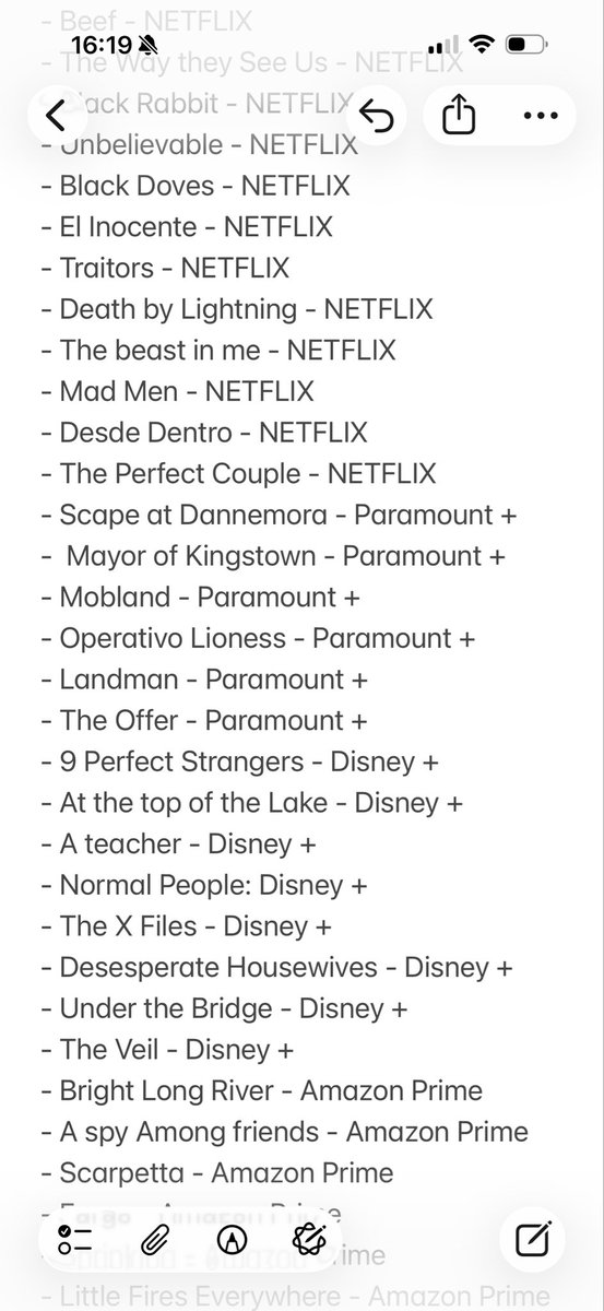 LulitaGre's tweet photo. Lista de series y miniseries por plataforma. Si hay alguna repetida sepan disculpar https://t.co/fUaiSyei1U