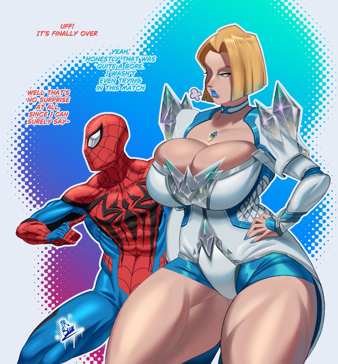 Mister_Blueee's tweet photo. #diamondweb comic part 1
page 1/4 https://t.co/FpZ7NXPAoy