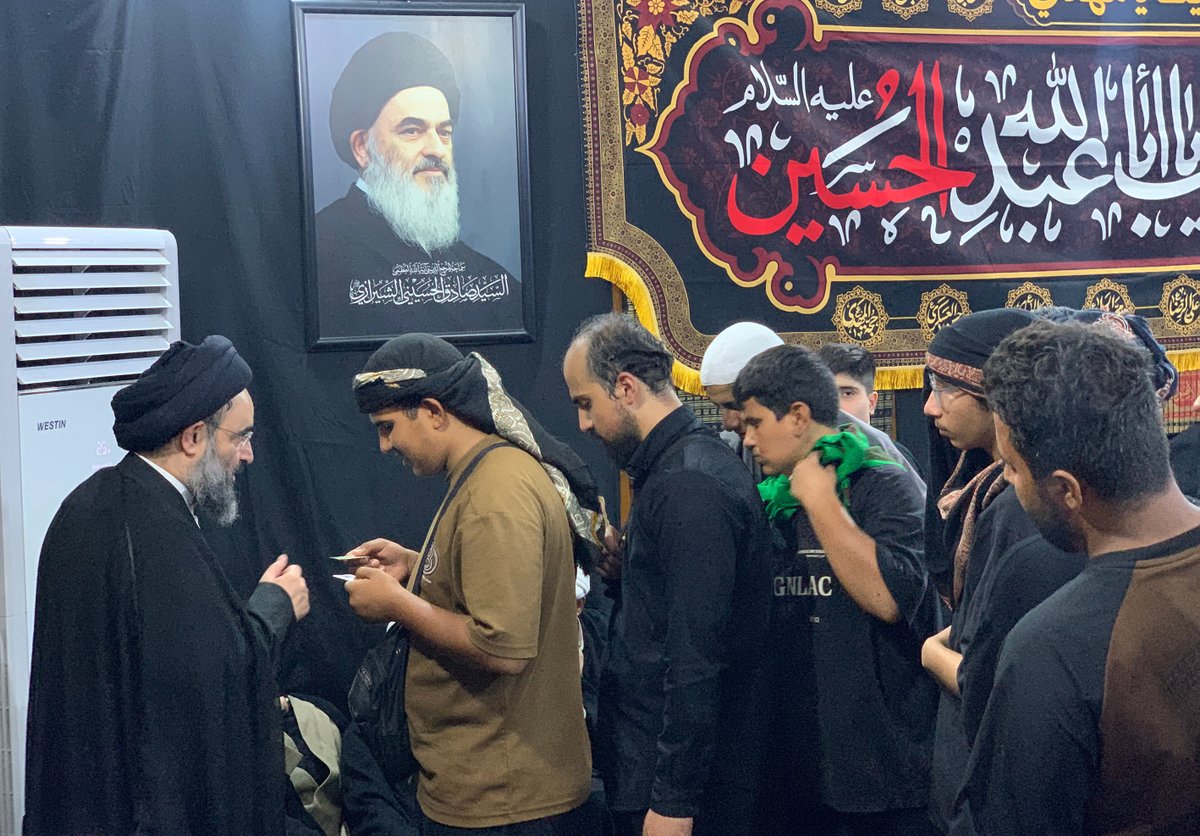 alshirazinet's tweet photo. 🛑 مكتب سماحة المرجع الشيرازي دام ظله يستقبل زوارا من المدن العراقية المختلفة

وقد التقى الزائرون الكرام بفضلاء المكتب ليجري تبادل الحديث حول عناوين فقهيَّة وعقائديَّة مختلفة، وكذا حول بعض الجوانب المختصة بالتنمية

التفاصيل: 

🔻 https://t.co/OzeMIUOHAY https://t.co/zNvXrPPBkE