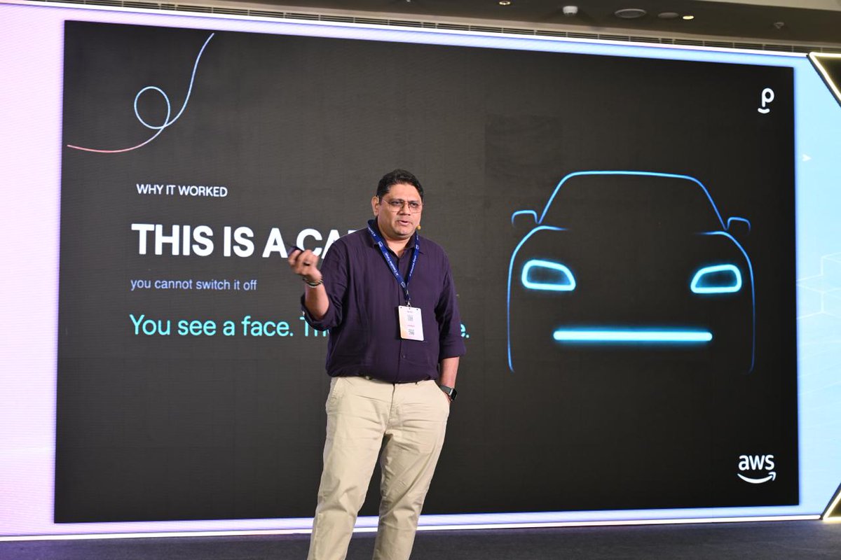 krishnvs's tweet photo. Great to share “Faster by Design” at AWS AI Executive Forum, Hyd.
AI transformation is not bought and bolted on. It is designed—into the product, the workflow, and the teams building both.
Not faster software. Faster learning. 
@phenom_india  @PhenomTXM  @AWSCloudIndia  @awscloud https://t.co/uxpuA4EeO8