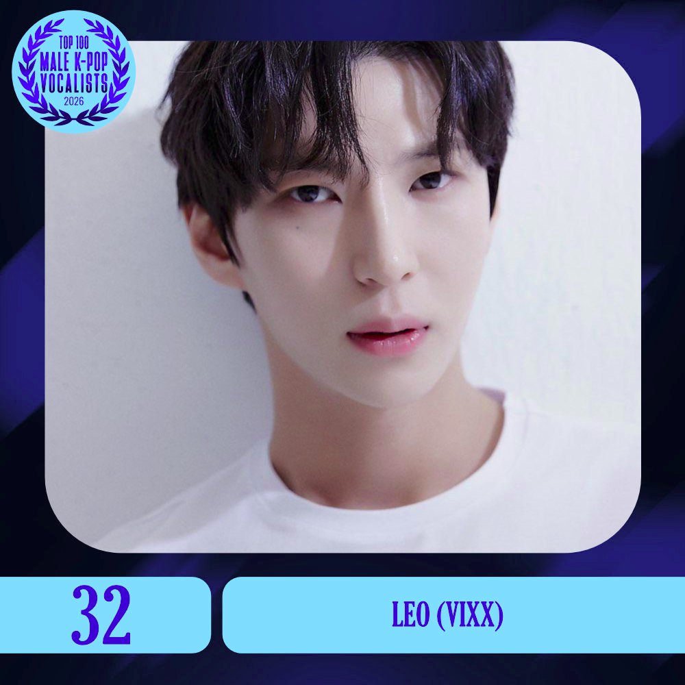 TOP100KPOP's tweet photo. TOP 100 – MALE K-POP VOCALISTS

#32 LEO (VIXX)

Congratulations! 🎉 https://t.co/LFmgX2C9BB