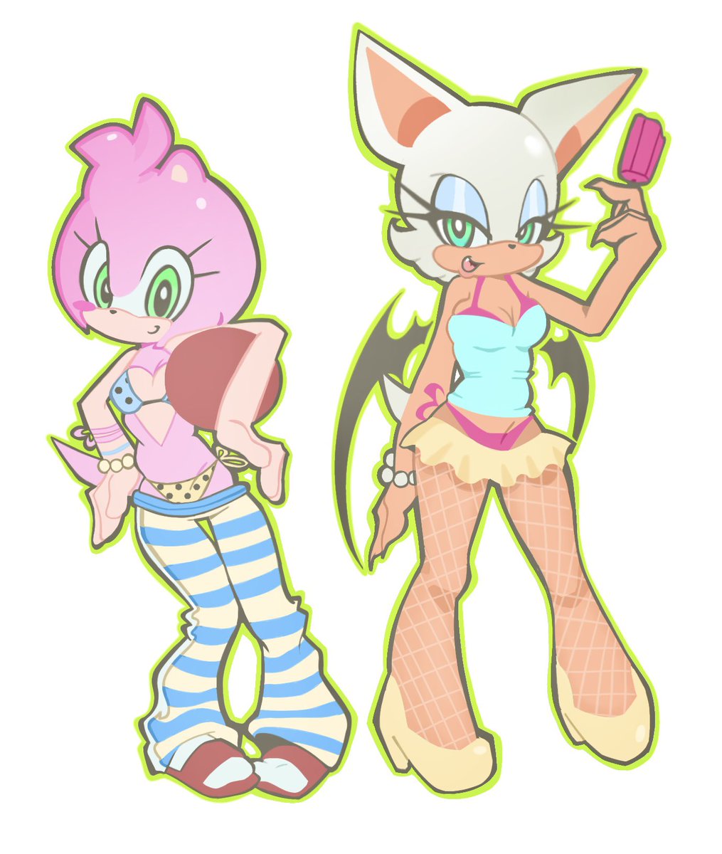 ma9eoh's tweet photo. #amyrose #RougeTheBat #SonicTheHedgehog https://t.co/UvUuDLFEwi