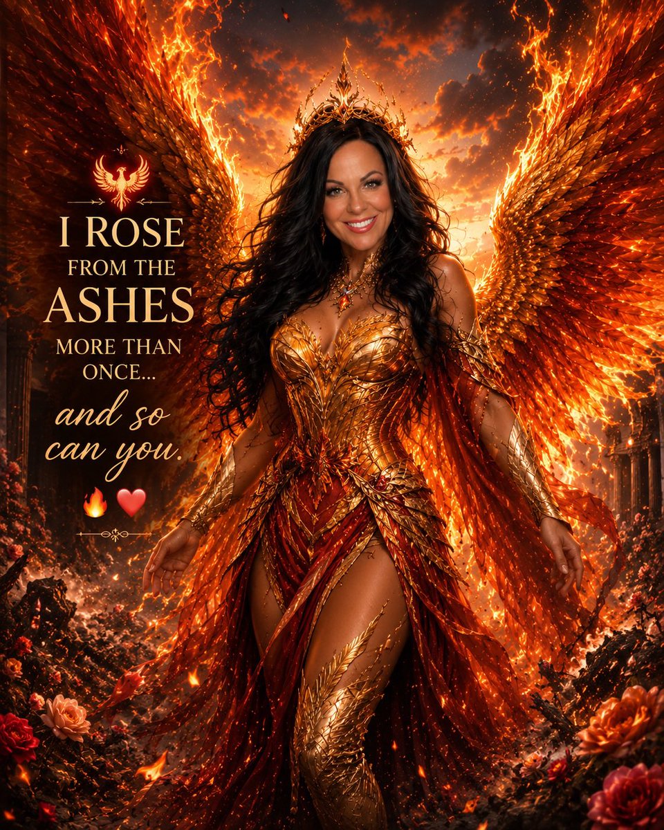 gracefraga's tweet photo. Rise From the Ashes 🔥👑

Life will test you. It may break your heart, challenge your spirit, and leave you wondering if you’ll ever feel whole again.

But your story doesn’t end in the ashes.

It begins the moment you decide to rise. ❤️🔥

#RiseAgain #PhoenixMindset https://t.co/fAWSzUwNNT