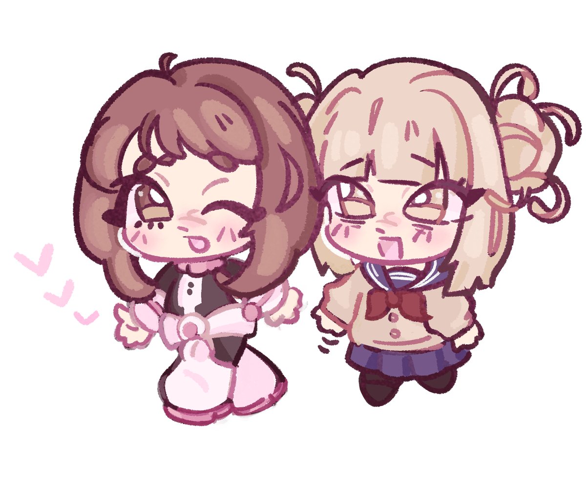 mydearkats's tweet photo. very quick togachako aww the cuties 

#tgck #mha https://t.co/lKFYXNchKa
