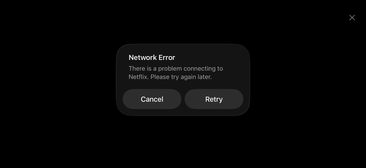 lavina1980's tweet photo. @netflix error messages on phone and tv…anyone else? https://t.co/S54P68S6vn
