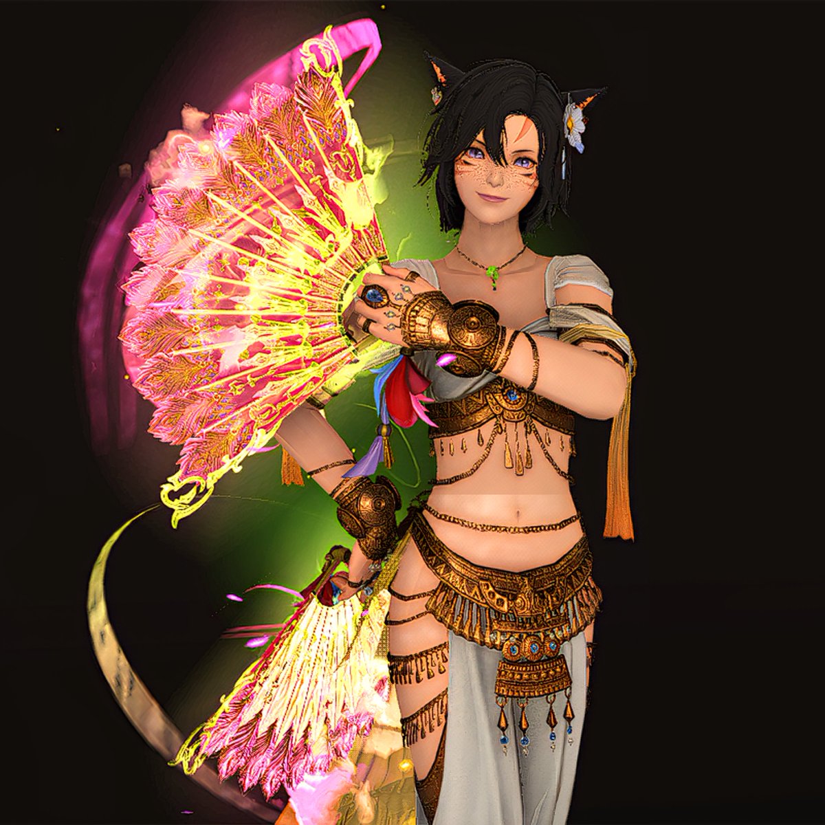 MaverynHB's tweet photo. Finally finished the stupid final step of the Relic weapon and got some shinies! Still need some more Tomes to finish AST and SAM though 💜

#GPOSERS #FFXIVScreenshot #FFXIVDiabolos #FFXIVCrystal #FFXIVMiqote #KAOS https://t.co/j7gPNCgWQk
