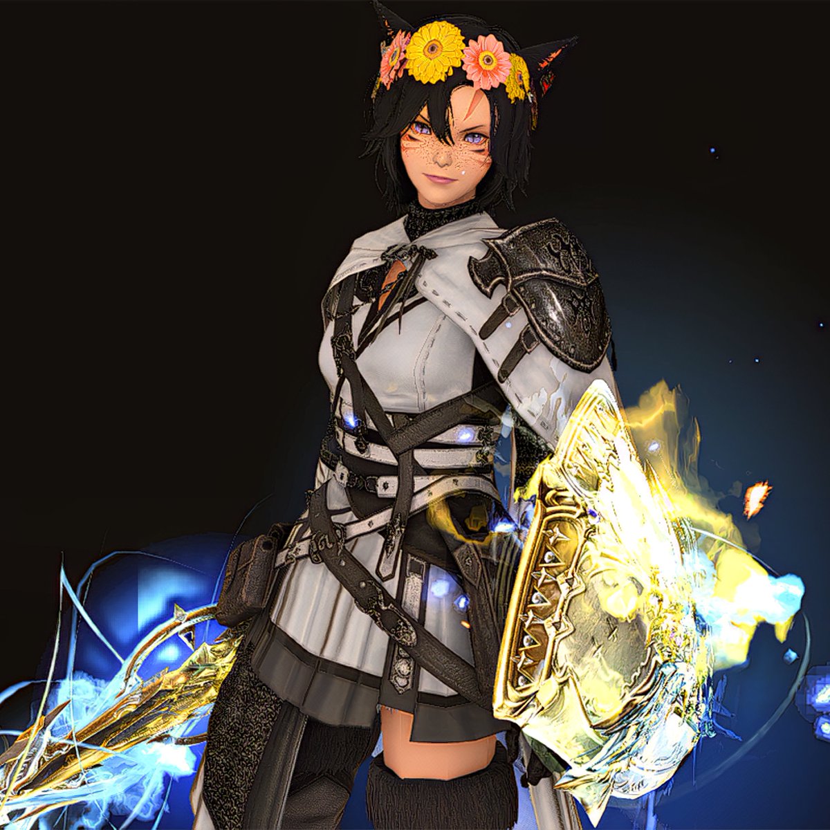 MaverynHB's tweet photo. Finally finished the stupid final step of the Relic weapon and got some shinies! Still need some more Tomes to finish AST and SAM though 💜

#GPOSERS #FFXIVScreenshot #FFXIVDiabolos #FFXIVCrystal #FFXIVMiqote #KAOS https://t.co/j7gPNCgWQk