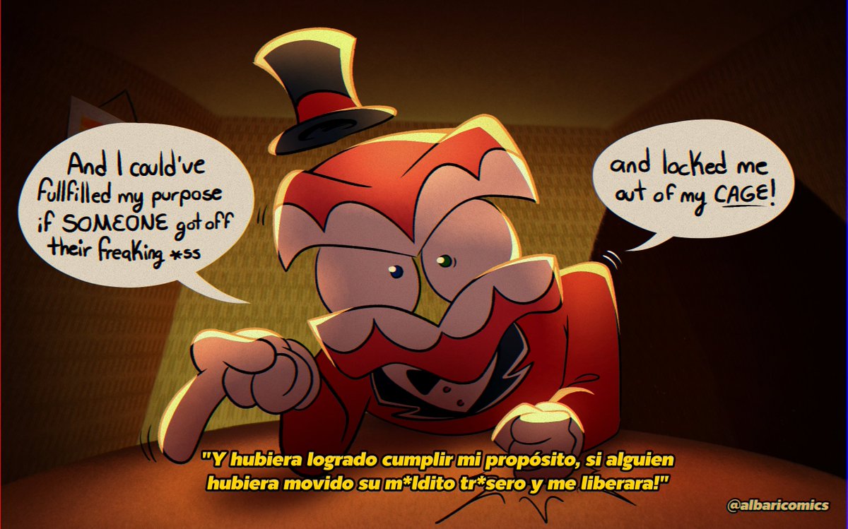 albaricomics's tweet photo. "STAY IN CHARACTER!!" 🎪🎩
TADC x Backrooms (1/4) #caine #pomni #tadc https://t.co/3PjJlK0xz3