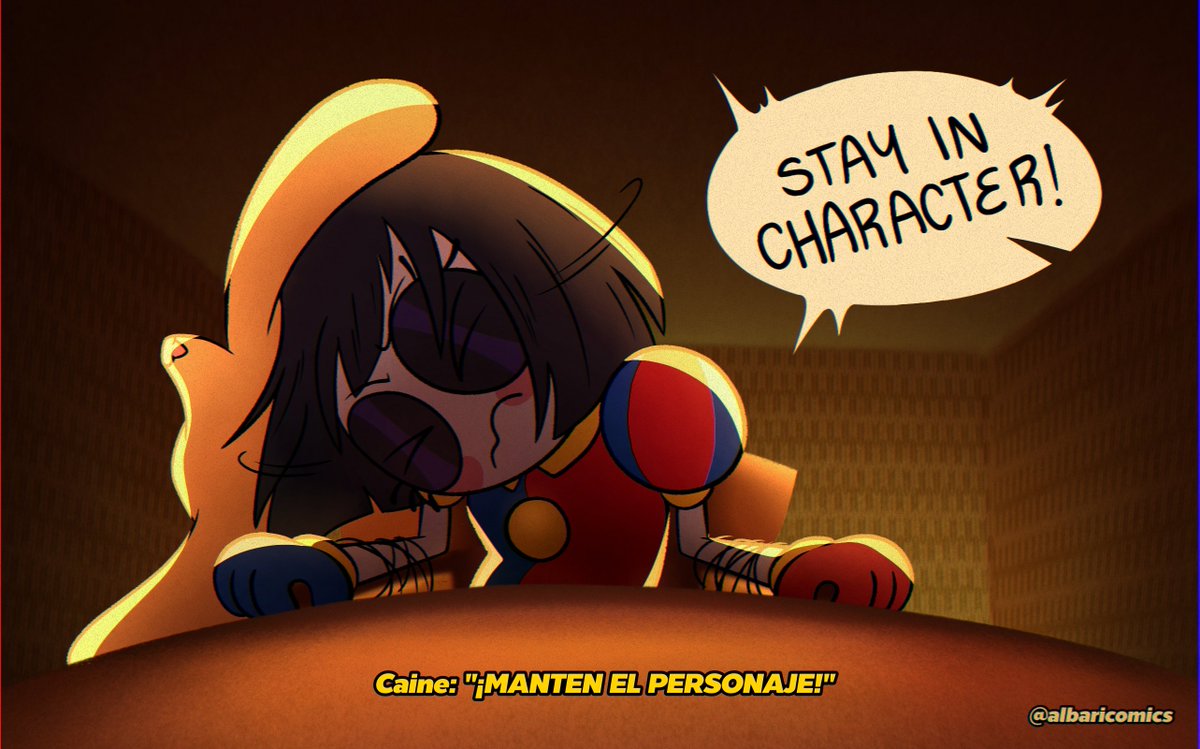 albaricomics's tweet photo. "STAY IN CHARACTER!!" 🎪🎩
TADC x Backrooms (1/4) #caine #pomni #tadc https://t.co/3PjJlK0xz3