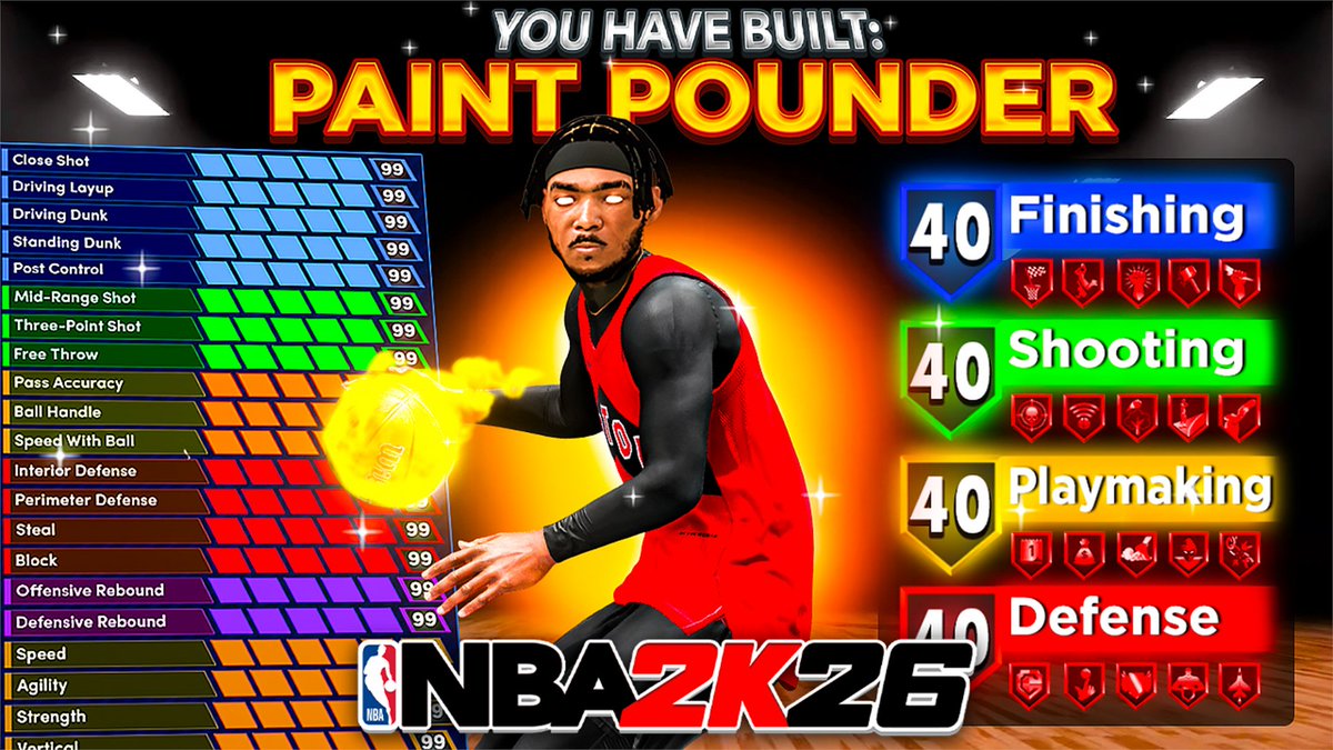 ChadBenz_'s tweet photo. SCREW IT... I MADE A POST SCORER in NBA 2K26!

HOW TO MAKE MY PAINT POUNDER

LINK: https://t.co/ZbF3hc0azk https://t.co/aM1lg9LJvs