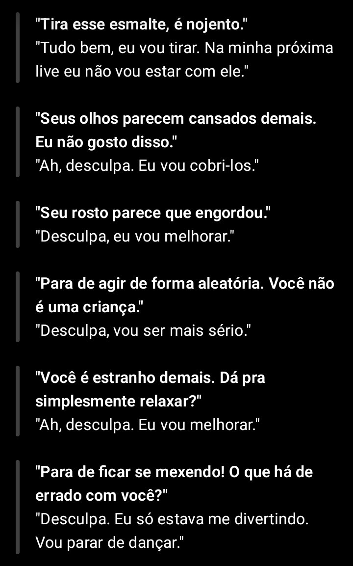 heeseungacervo's tweet photo. ‼️ Vocês percebem o absurdo de transformar cada característica de uma pessoa em algo que precisa ser corrigido? Os comentários da última live do Evan foram nojentos. Ninguém tem o direito de ditar como alguém deve ser. 
(+) https://t.co/olDtAwHK57