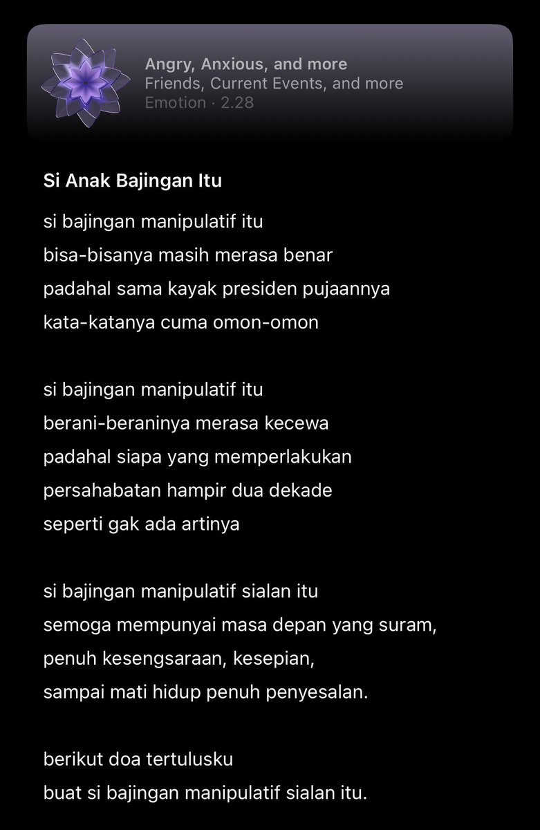 Kurorinos's tweet photo. buat ex-sahabat guweh yang jadi sejelek-jeleknya tai malam ini. https://t.co/ZZaZhjbKkJ