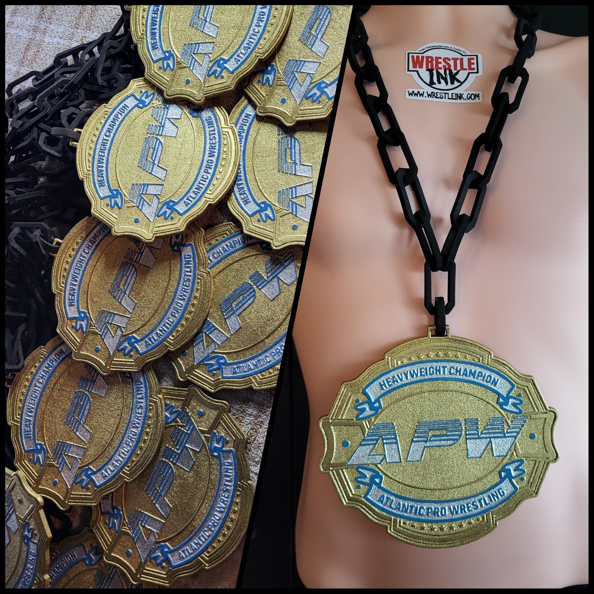 WrestleInk's tweet photo. Making merch https://t.co/JmxlESgq2W