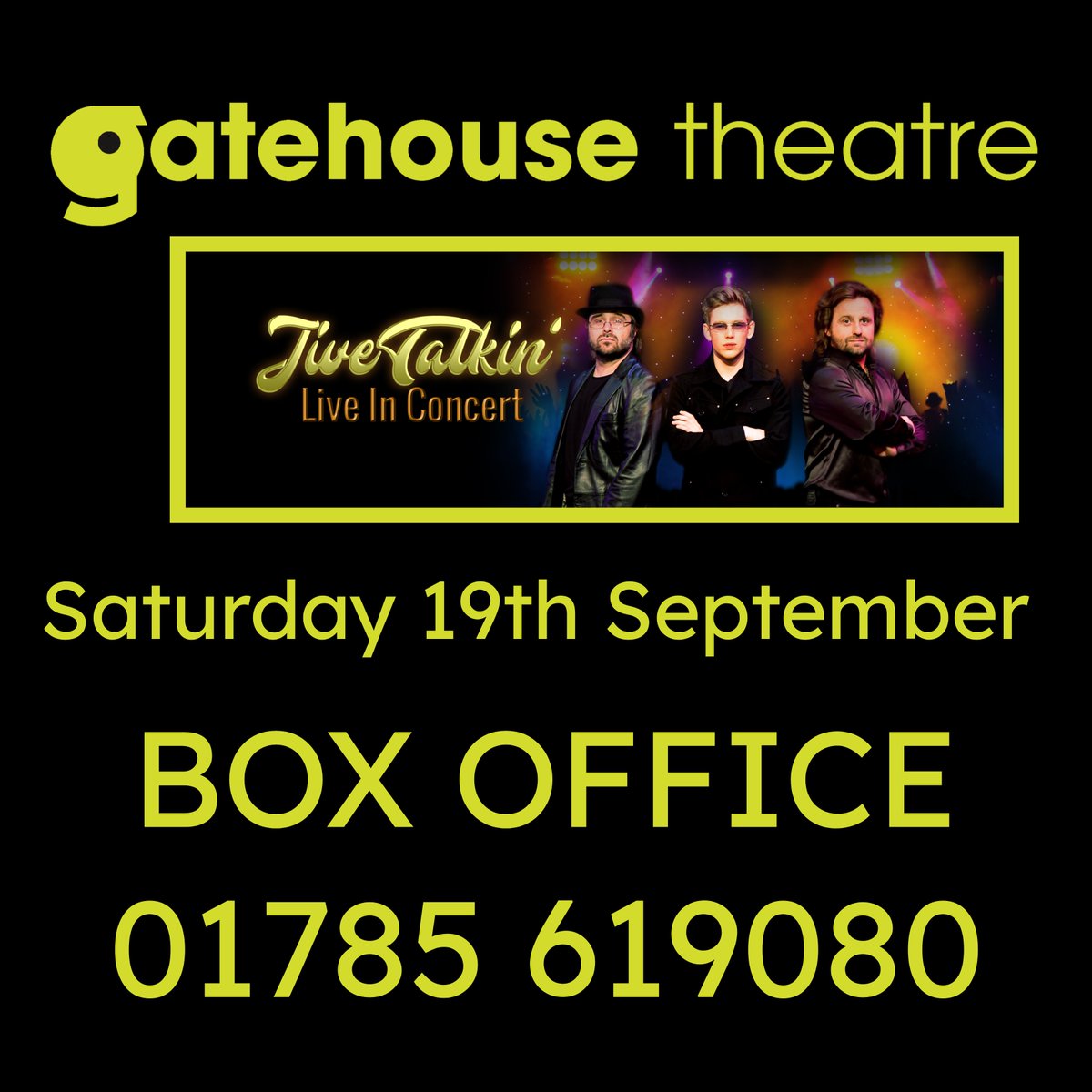 UKTheatreShows's tweet photo. Jive Talkin' are bringing their Bee Gees show to #Stafford @Staff_Gatehouse where 'You should be Dancing' with us.                  
Book Tickets: https://t.co/dpBpLgxT16
Box  Office: 01785 619080

#Stafford #StaffordGatehouse #BeeGeesTributeShow #JiveTalkin #GatehouseTheatre https://t.co/JXc7ebSBlg