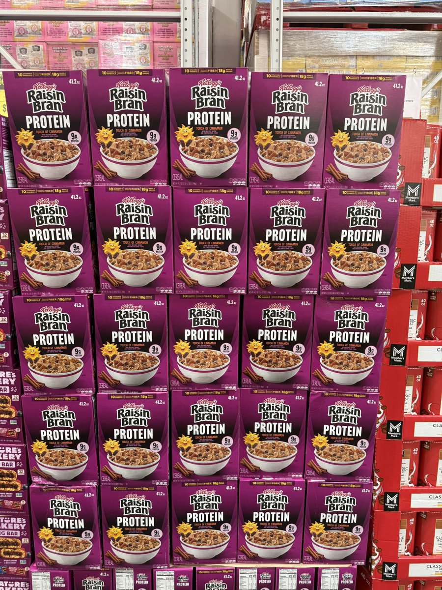 GaintrustMikey's tweet photo. In case you were wondering why the cost of Whey Protein has skyrocketed — it’s because they’re shoving it in all these shitty foods. https://t.co/ReGgsDIkTe