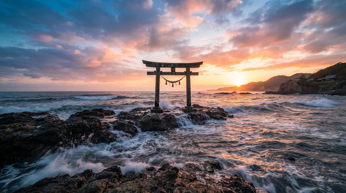 bozugallery's tweet photo. 大洗磯前神社 #感謝 #海と朝日 #AIart️️️️️️️️️️️️️️️️️️️️️️️️️️️️️️️️️️️️️️️️️️️️️️️️️️️ https://t.co/eacsqmIfyH