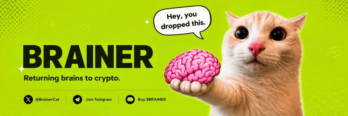 BrainerCat's tweet photo. @PumpfunEco 🧠 Returning brains to crypto.
Hey, you dropped this. https://t.co/LTi4nbrmBD
