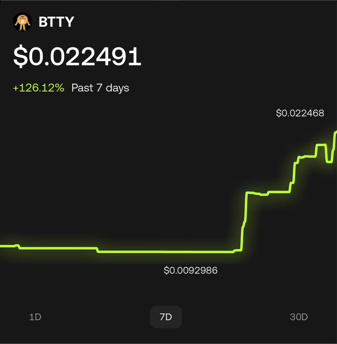 BTTYtoken's tweet photo. @CrashiusClay69 $BTTY is bitcoin:native 🟧

The bitcoin mascot on BRC-20

Deployed 05/2023

The perfect narrative for someone of your stature @CrashiusClay69 https://t.co/jSpyPYKGEZ