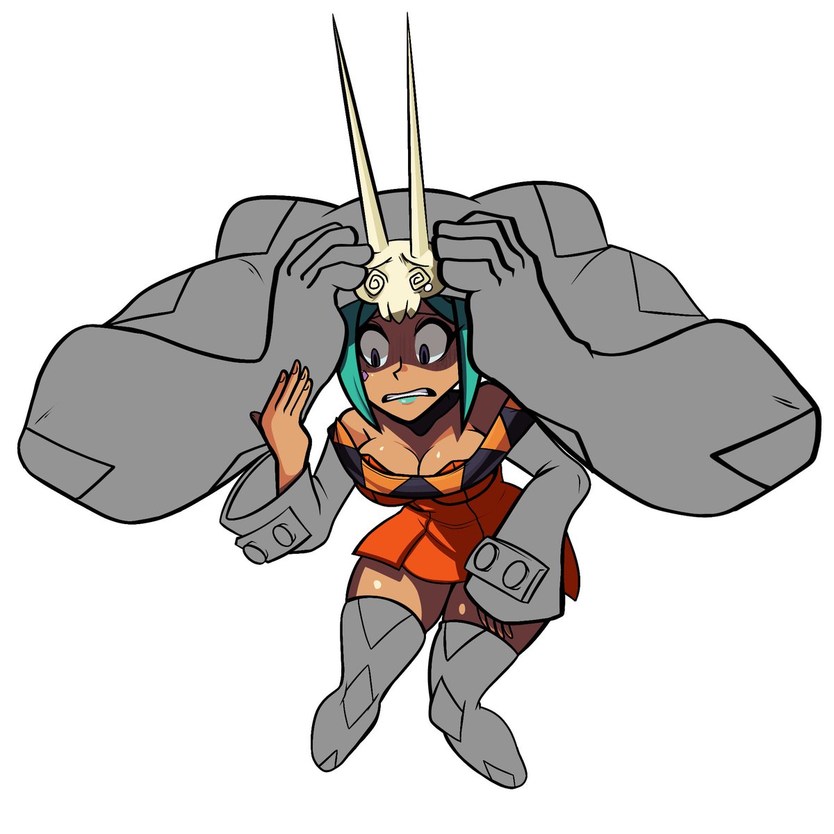 D4NT1UX's tweet photo. Ya descubrí porqué es tan importante hacer primero los colores OG

#skullgirls #Cerebella https://t.co/b08TgIXm5d