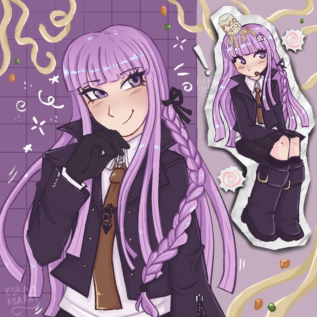 koakoakitty's tweet photo. kyoko kirigiri!!! 
#danganronpa https://t.co/O8QgtOn0oL