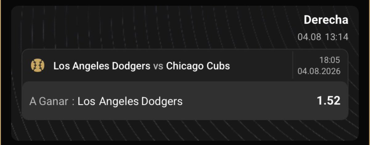 ositopicksss's tweet photo. Hoy debuta Tarik Skubal, la nueva adquisición de los Dodgers proveniente de Detroit. Si recibe el respaldo de la ofensiva, debería cobrarse sin sudar esta apuesta. 

• LA Dodgers ML ⚾️

Grupo gratis: https://t.co/uZKCbYIkP5

#LosDodgers #Gambling𝕏  #apuestas 

🐻😎🍀 https://t.co/u1Mb3crhik