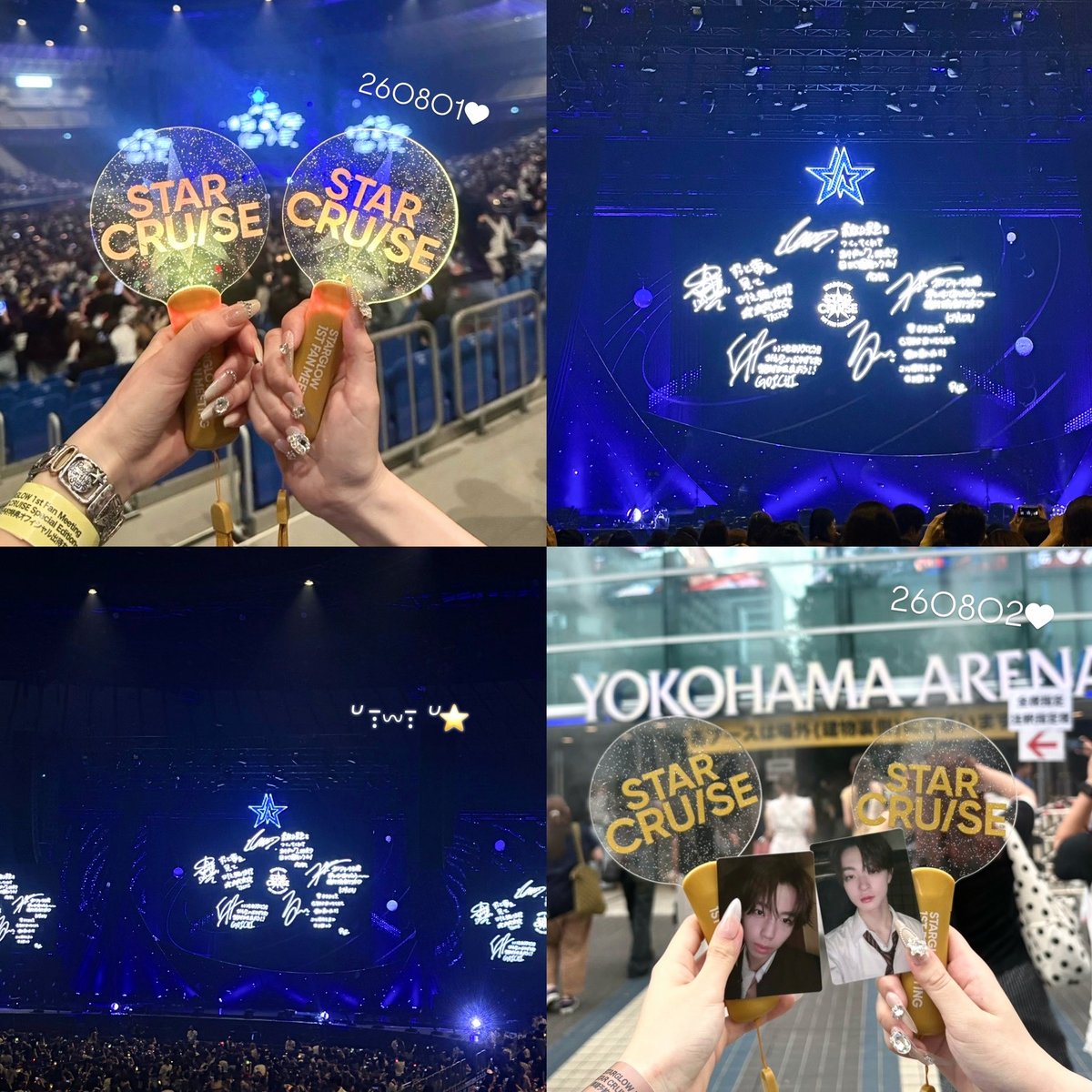 rumochi__'s tweet photo. #STARCRUISE_KANAGAWA
横アリ2days🚢♥こんなに幸せなことあるのかなーってくらい多幸感に包まれてて最高の2日間だった；꒳；ありがとう♡ https://t.co/yrpeV0Gkst