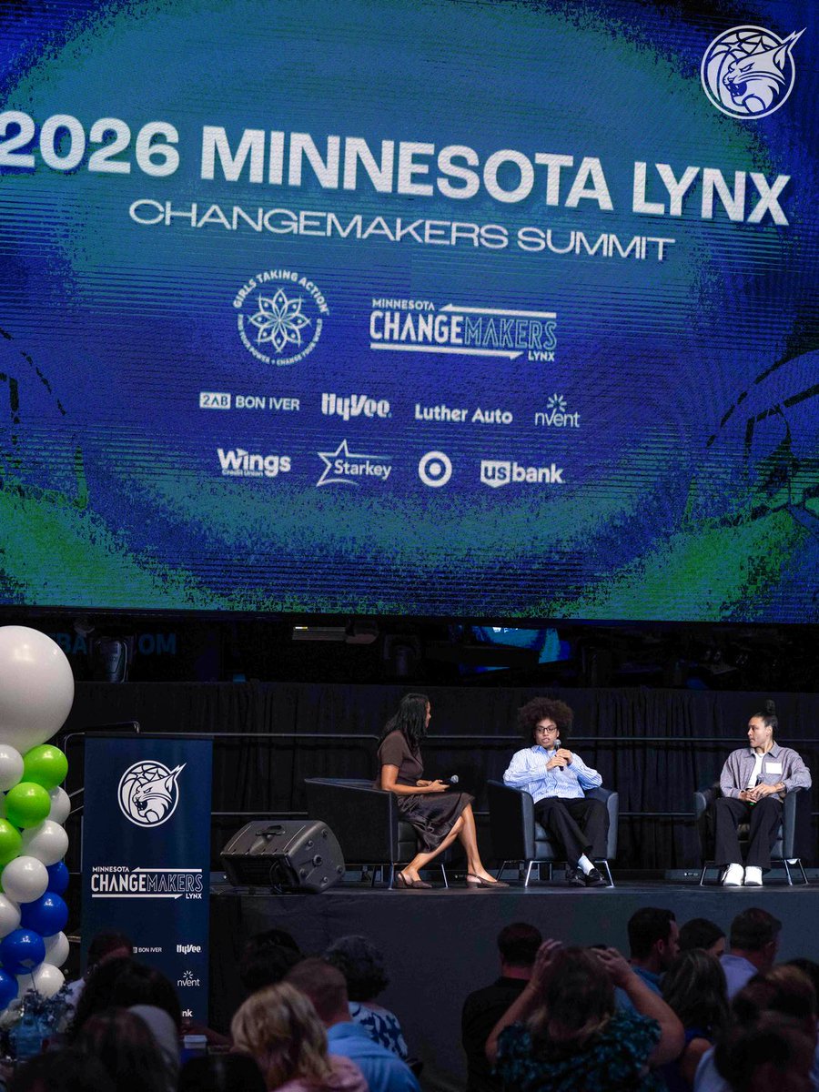 minnesotalynx's tweet photo. third annual Changemakers Summit 💙 business partners and community leaders came together and heard from Liv and KMac about their journeys, growth of the league, and more. guests also heard from Colonel Eileen Collins, the first woman to pilot a U.S. spacecraft. https://t.co/f697wS9eUm