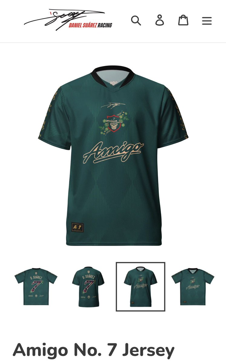 PV1776's tweet photo. Ordered my wife and I new @Daniel_SuarezG shirts, love the design! Gonna rock these on our upcoming Mexico trip to Aguascalientes to visit her parents and watch a race there. 

#Nascar #NascarMx https://t.co/GIkrQd3QJb