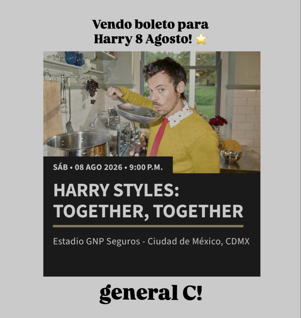 MariaOrizaba1's tweet photo. @mx_tickets Holissss, vendo boleto general C 🥹 https://t.co/6oGBBoCj30
