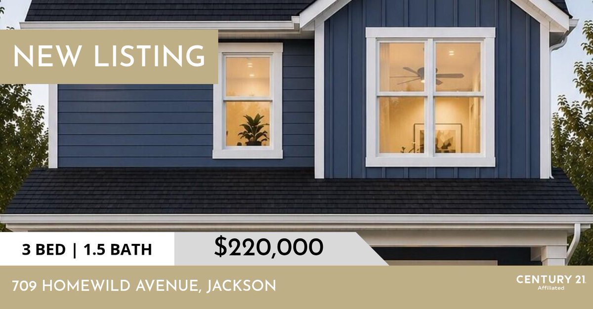 c21affiliatedmi's tweet photo. 📍 New Listing 📍 Take a look at this fantastic new property that just hit the market located at 709 Homewild Avenue in Jackson. Reach out here or at (517) 712-5949 for more information

Century 21 Affil... https://t.co/tY14ee2IKC https://t.co/LQraYhaMBl