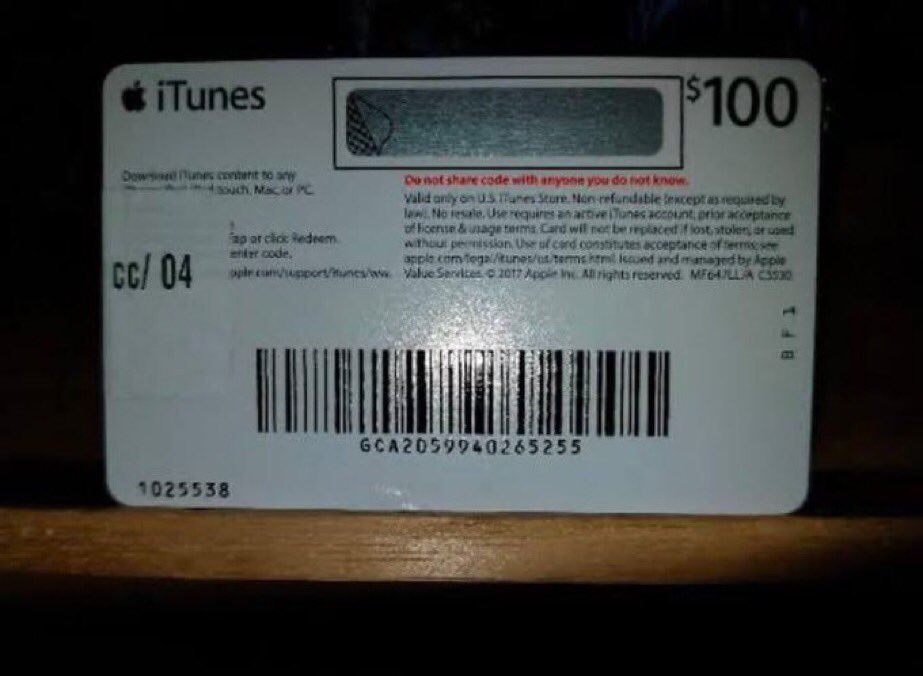 kiarinot's tweet photo. Hey I got the $100 apple gift card you requested for https://t.co/W9GsnIcOuR