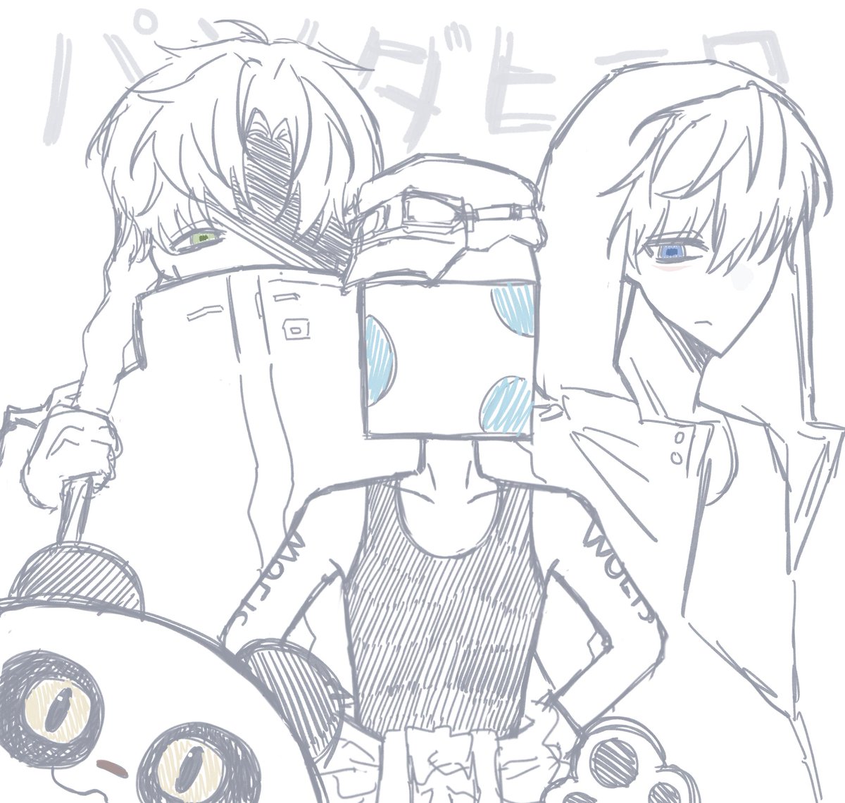 m1j1b_'s tweet photo. #成男作画班 
ただのrkgk  パンダヒーロー大好き~ https://t.co/zdJopGUw0T