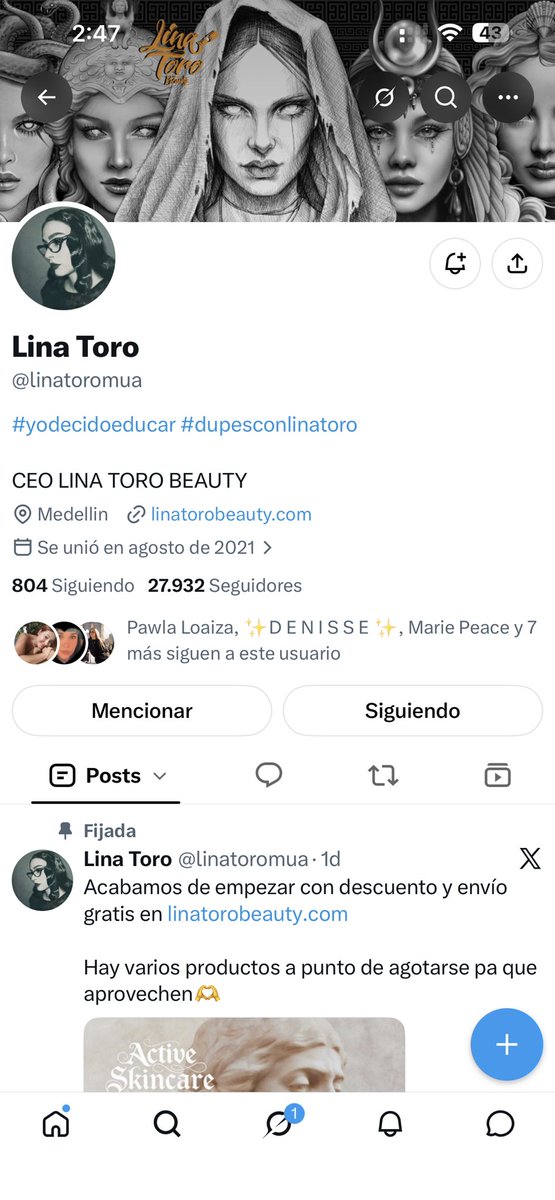 JhoanaFH's tweet photo. @linatoromua ✨🫶 #concursovivelinatoro https://t.co/TF6w9GYBaJ