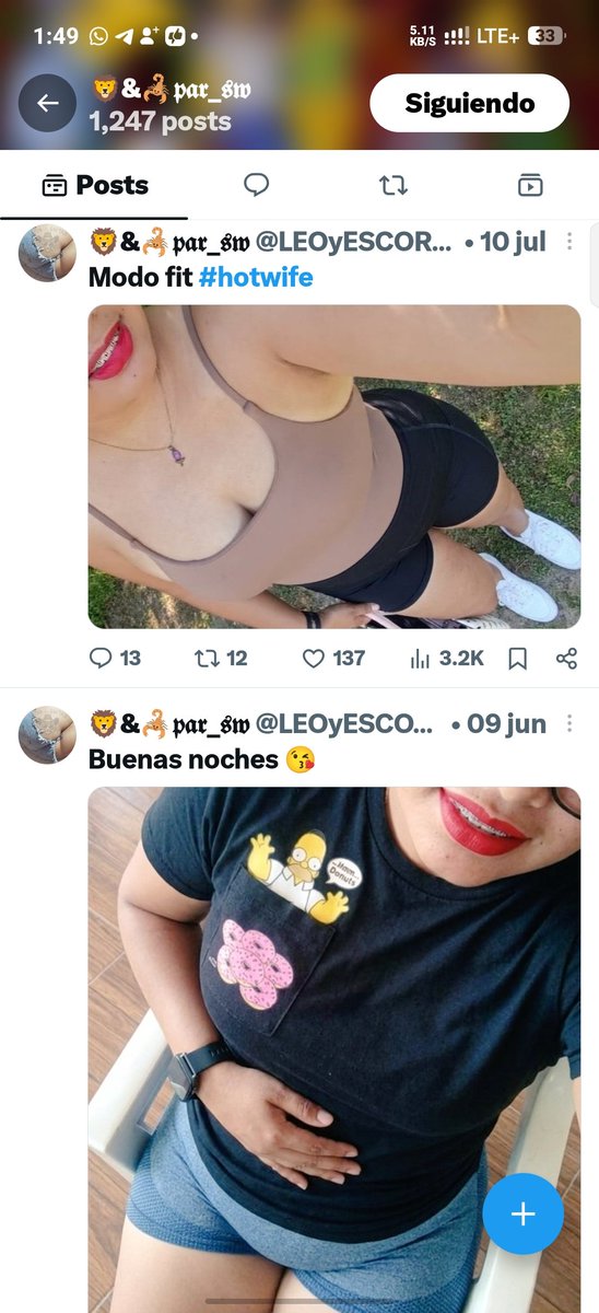 LEOyESCORSWTAB2's tweet photo. Nuestra anterior cuenta la cual perdimos el acceso por hackeo o no se que haya pasado saludos https://t.co/Jot2c7qjmV