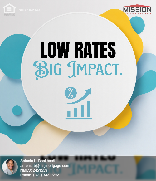 MLO_Antonia's tweet photo. 📉 Low rates can make a big difference. Lower monthly payments. More buying power. Let's find the mortgage solution that's right for you. 🏡
.
#Mortgage #HomeLoan #LowRates #HomeBuying #FirstTimeHomeBuyer #ViralPost #MortgageBroker #ForYou #DreamHome #HomeOwnership https://t.co/0SZYfC6lgS