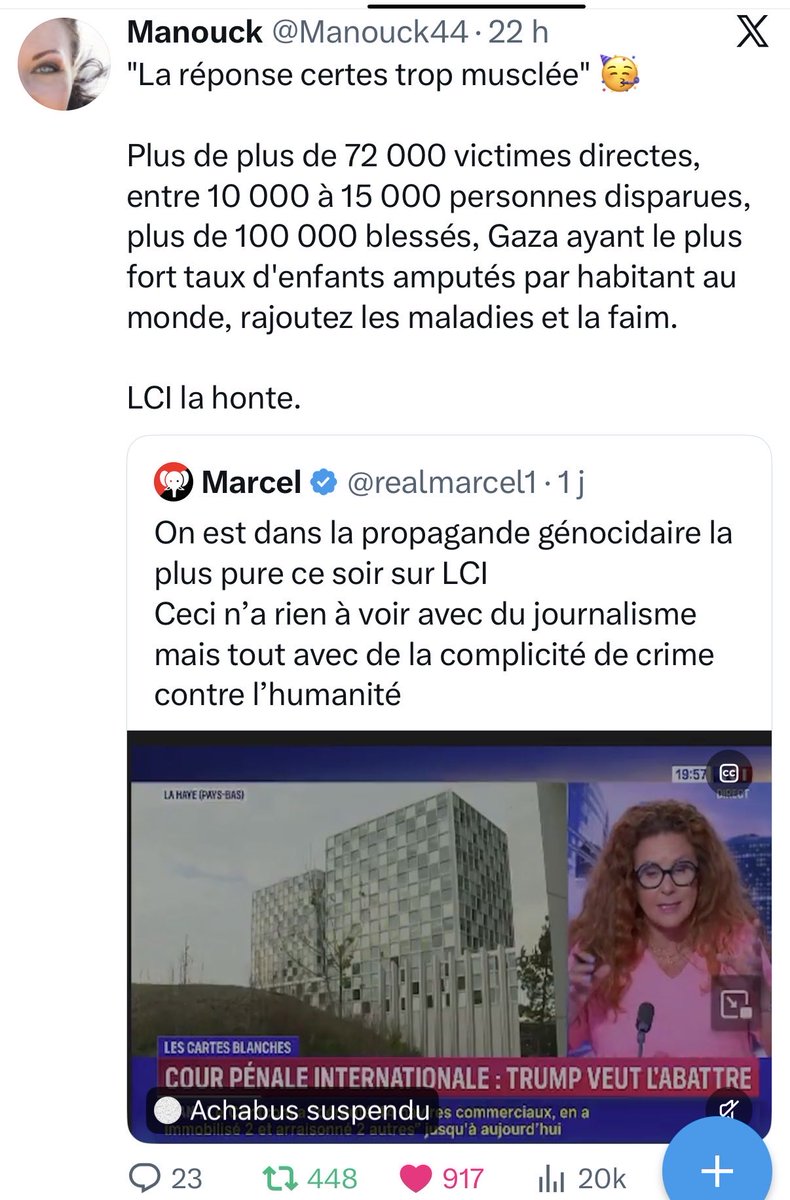 francescaventu5's tweet photo. @inter_presse @franceinter Sur @franceinter deux propagandistes supremacistes neo cons pro Israéliens escrocs et négationnistes @FredericEncel @ilasserre pour parler de l'ONU et de politique internationale. Aucun expert n'était libre sans doute @SDJradiofrance https://t.co/QXAIMdDB1a